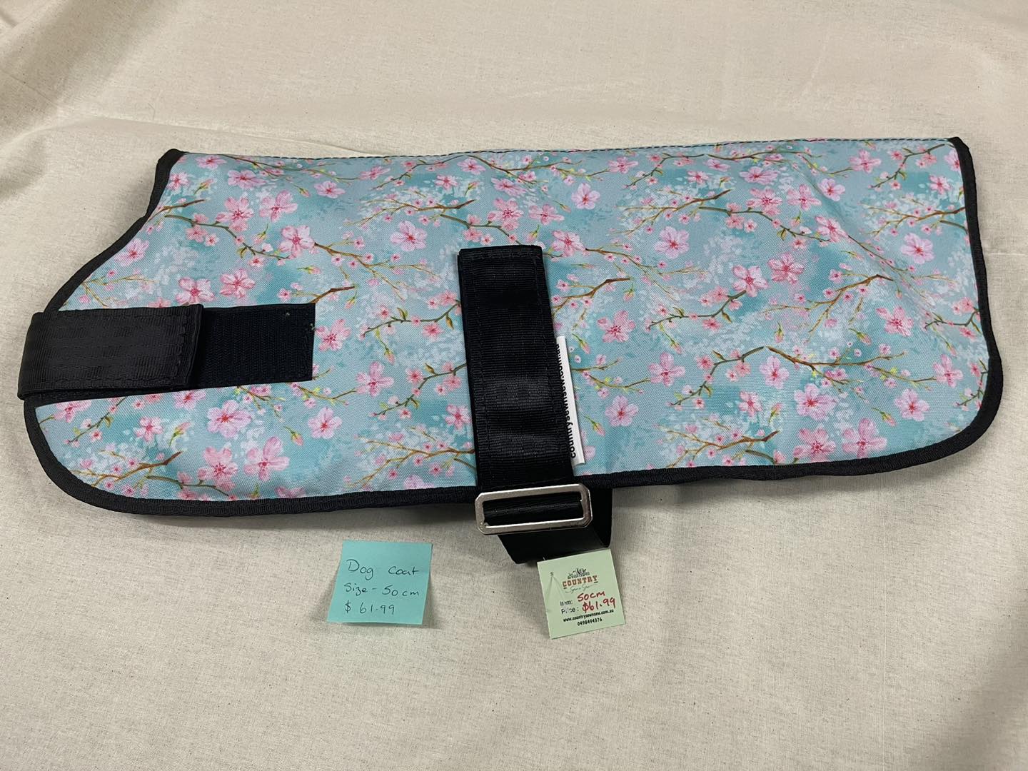 Ready made Dog Coat - Blossom 50cm