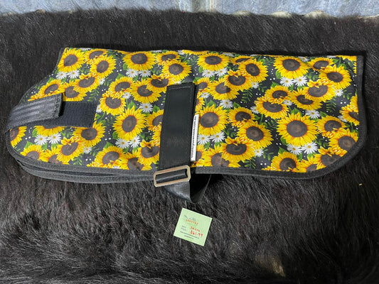 Ready made Dog Coat - Sunflowers 50cm