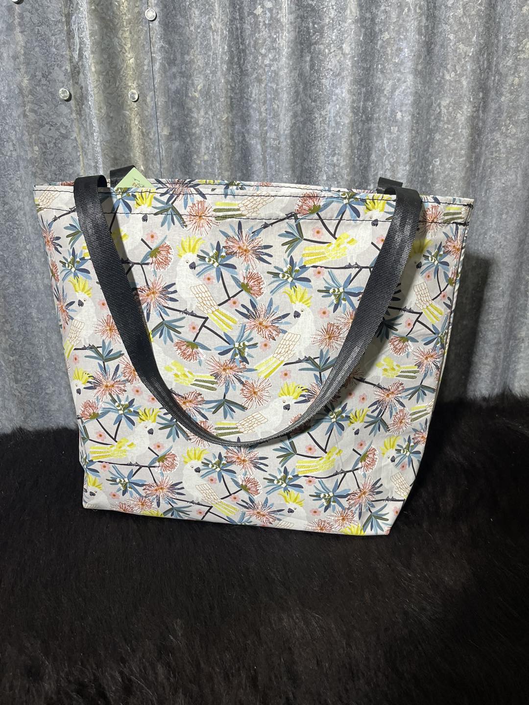 Fabric Shopping bag - (Ready Made) Birds