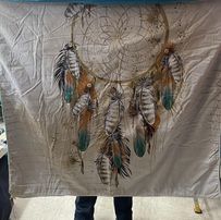 Small throw blanket - dreamcatcher/ headress