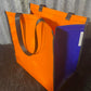 PVC Shopping bag -  (Ready Made) Orange, blue, yellow