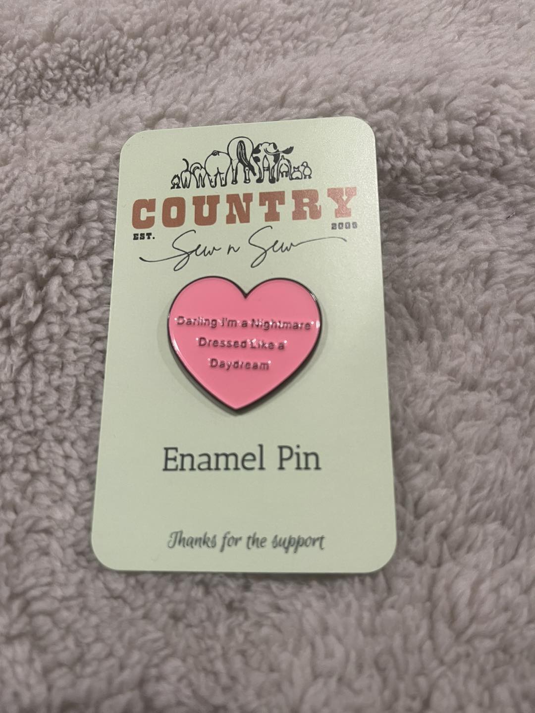 Enamel Hat Pin - It ain't easy being wheezy