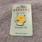Enamel Hat Pin - I choose violence