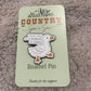 Enamel Hat Pin - I think I will cause problems on purpose
