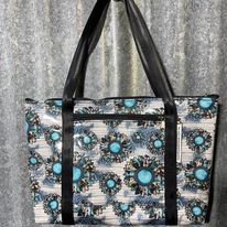 Tote Bag Mystery - Cowhide and gemstones