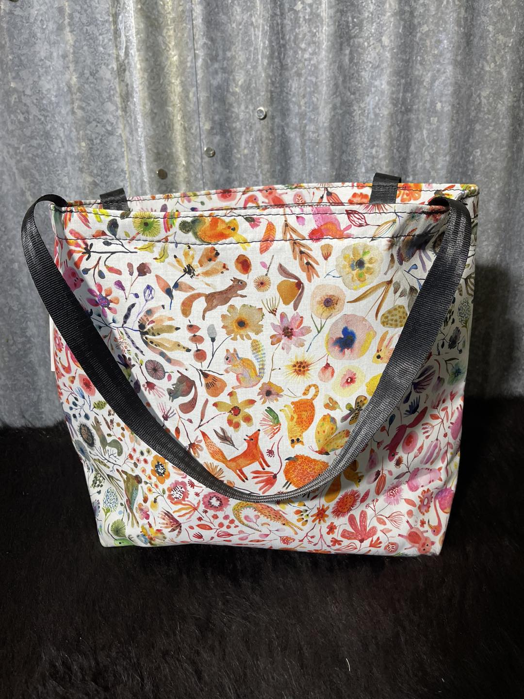 Fabric Shopping bag -(Ready Made) Wildlife