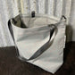 Fabric Shopping bag - (Ready Made) grey floral