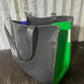 PVC Shopping bag -  (Ready Made) Black, green, blue