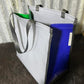 PVC Shopping bag -  Grey, blue, green