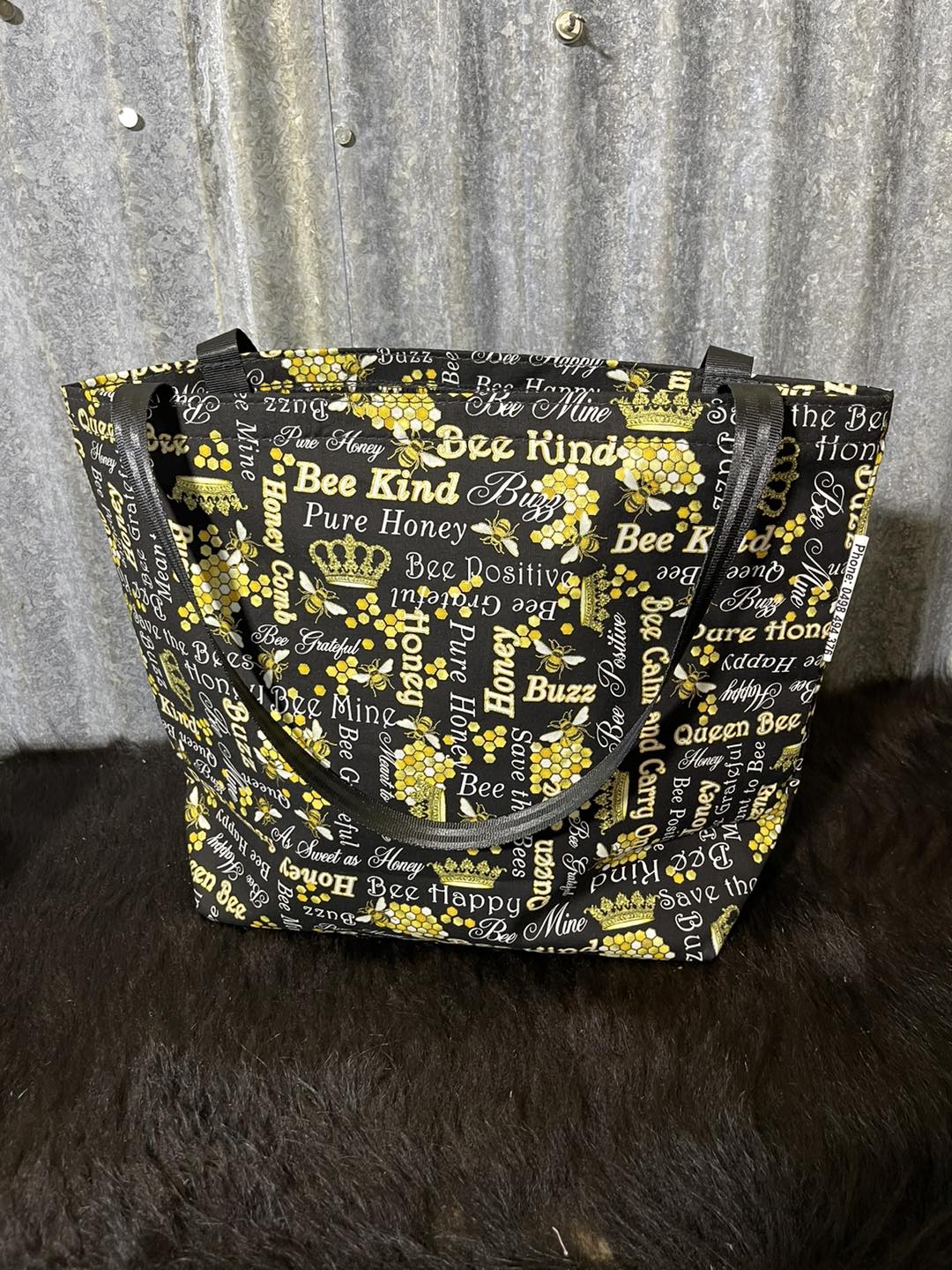 Fabric Shopping bag - (Ready Made) Bee kind