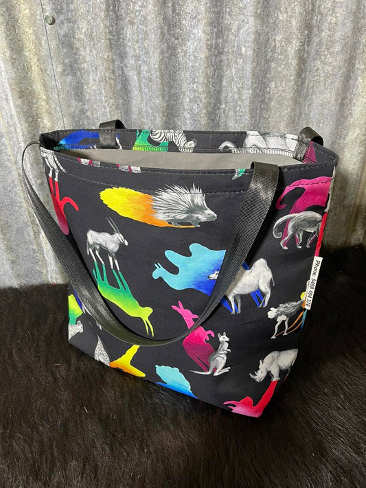 Fabric Shopping bag - (Ready Made) Safari