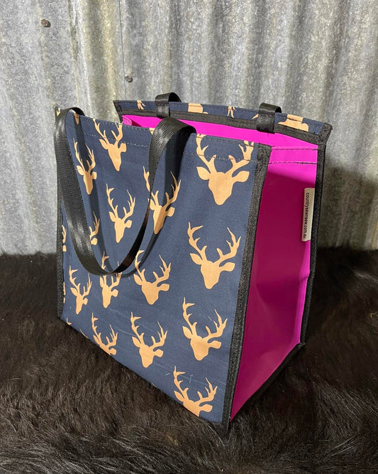 Pvc and fabric shopping bag -  Deer