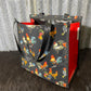Pvc and fabric shopping bag -  Roosters
