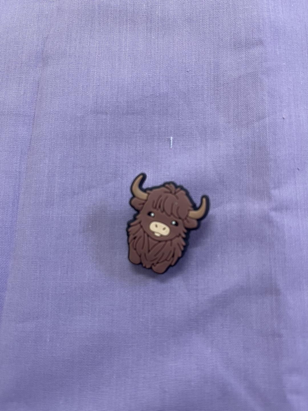 Croc Charm - Highland cow - 11