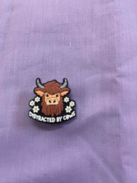 Croc Charm - Highland cow - 16