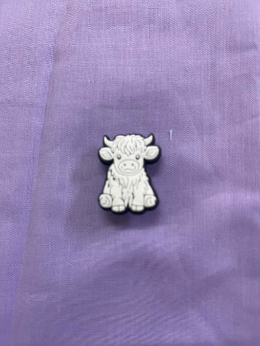 Croc Charm - Highland cow - 7