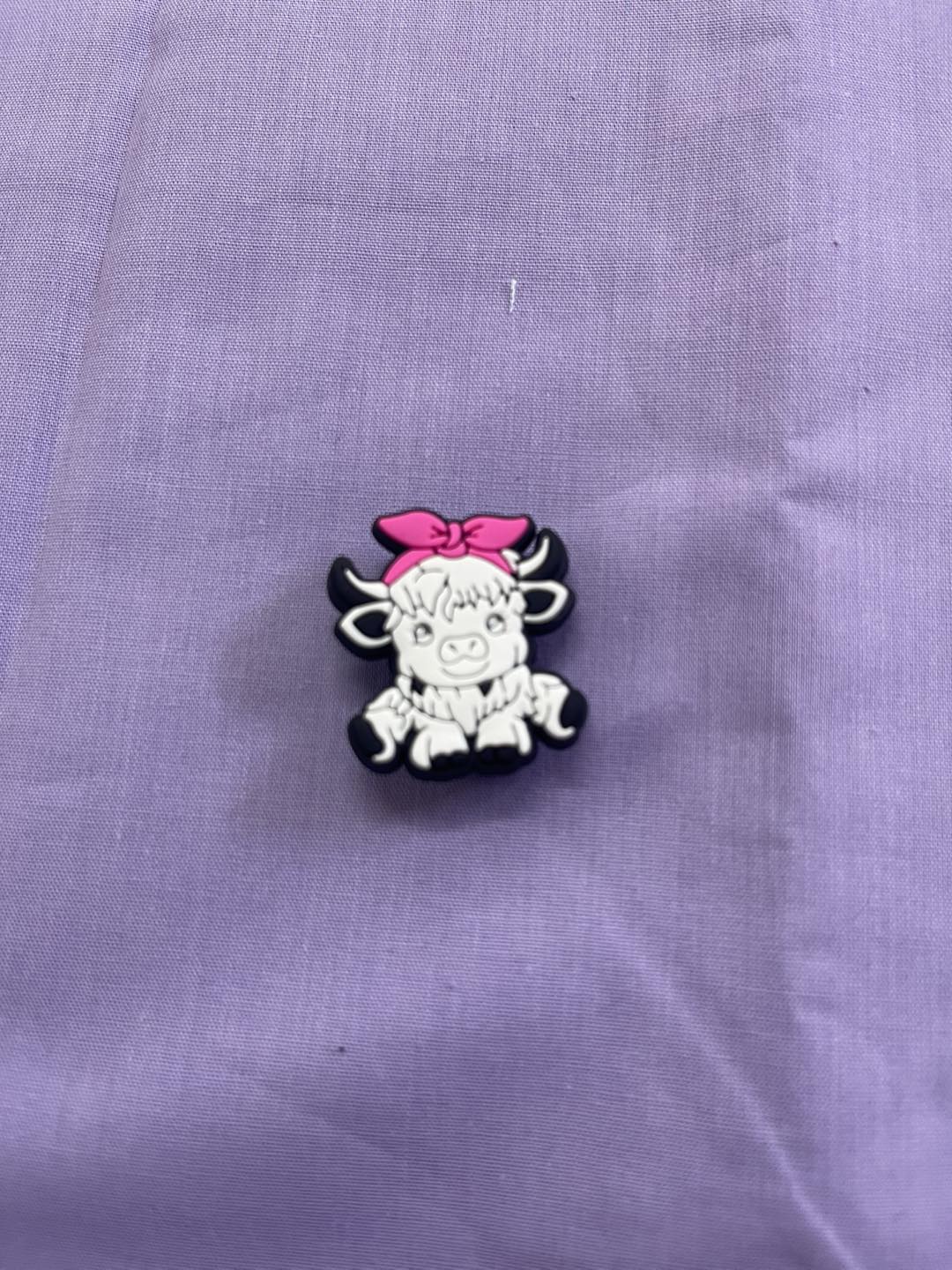 Croc Charm - Highland cow - 9