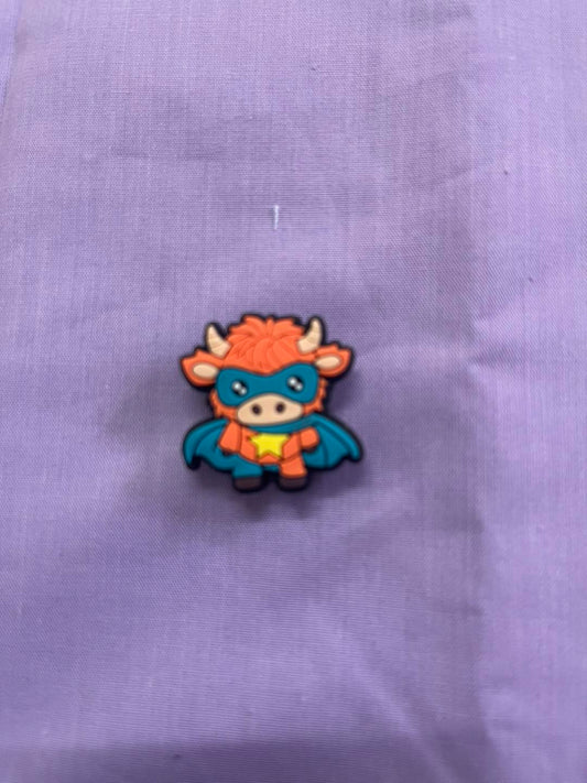 Croc Charm - Highland cow - 5