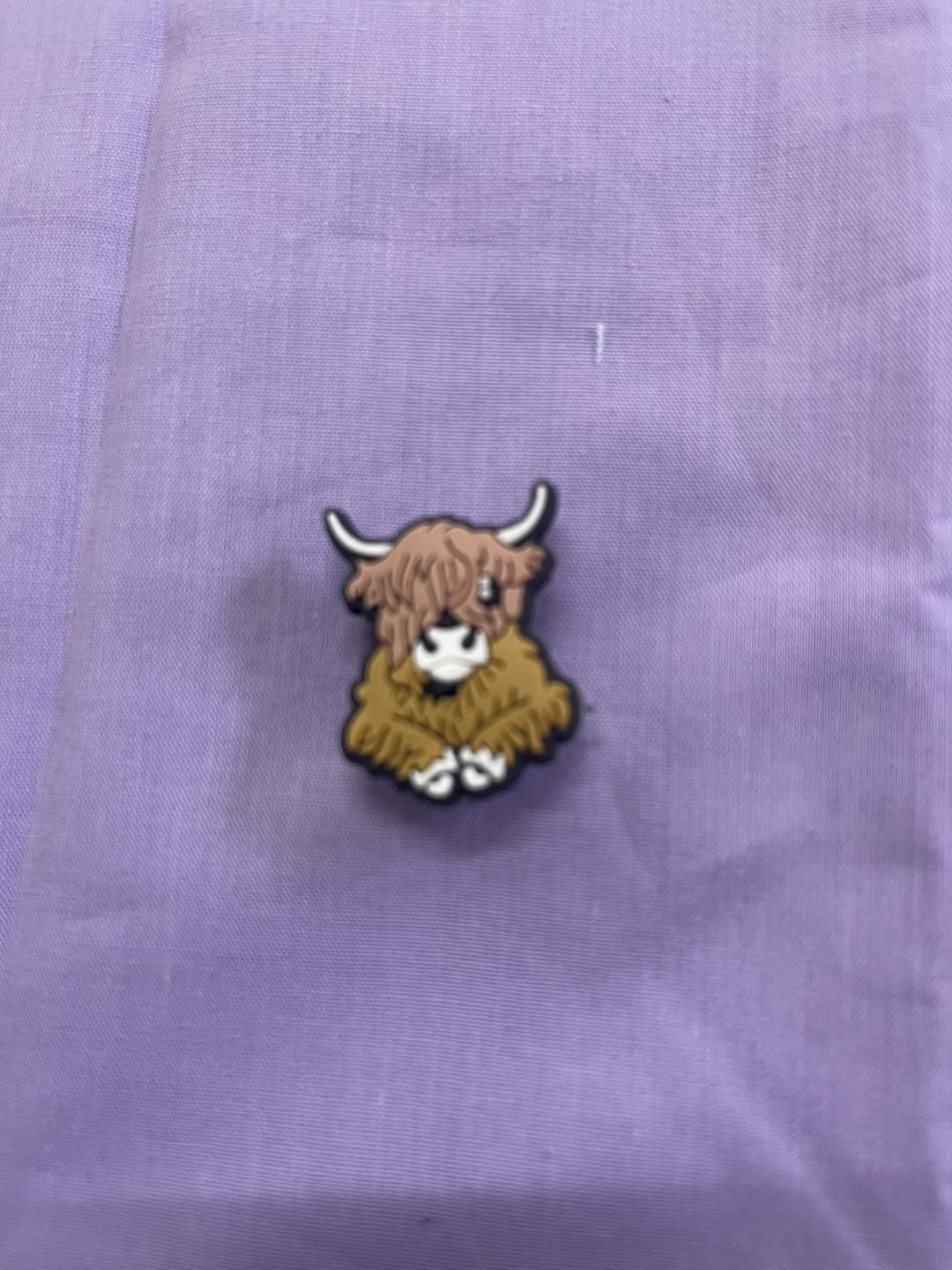 Croc Charm - Highland cow - 6