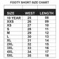 Footy Shorts - The Gums