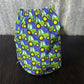 Fabric sock savers- dark blue back ground with green tractor