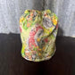 Fabric sock savers- colourful flowers, pink galahs