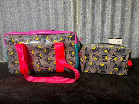 Ready made Overnight bag and toiletry bag set - CAT