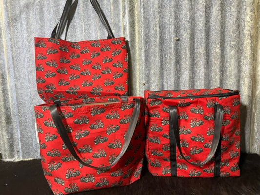 Ready made Shopping Bag Set (insulated cooler bag) - Case Tractors