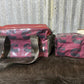 Ready made Overnight bag and toiletry bag set - C Maroon