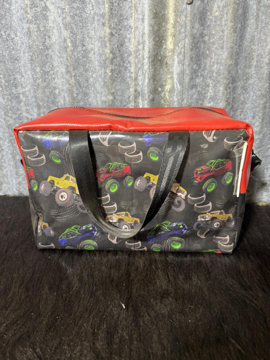 Large Toiletry Bag - Monster Trucks