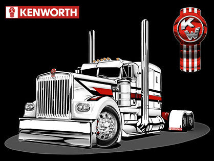 Tin Sign - Kenworth 3
