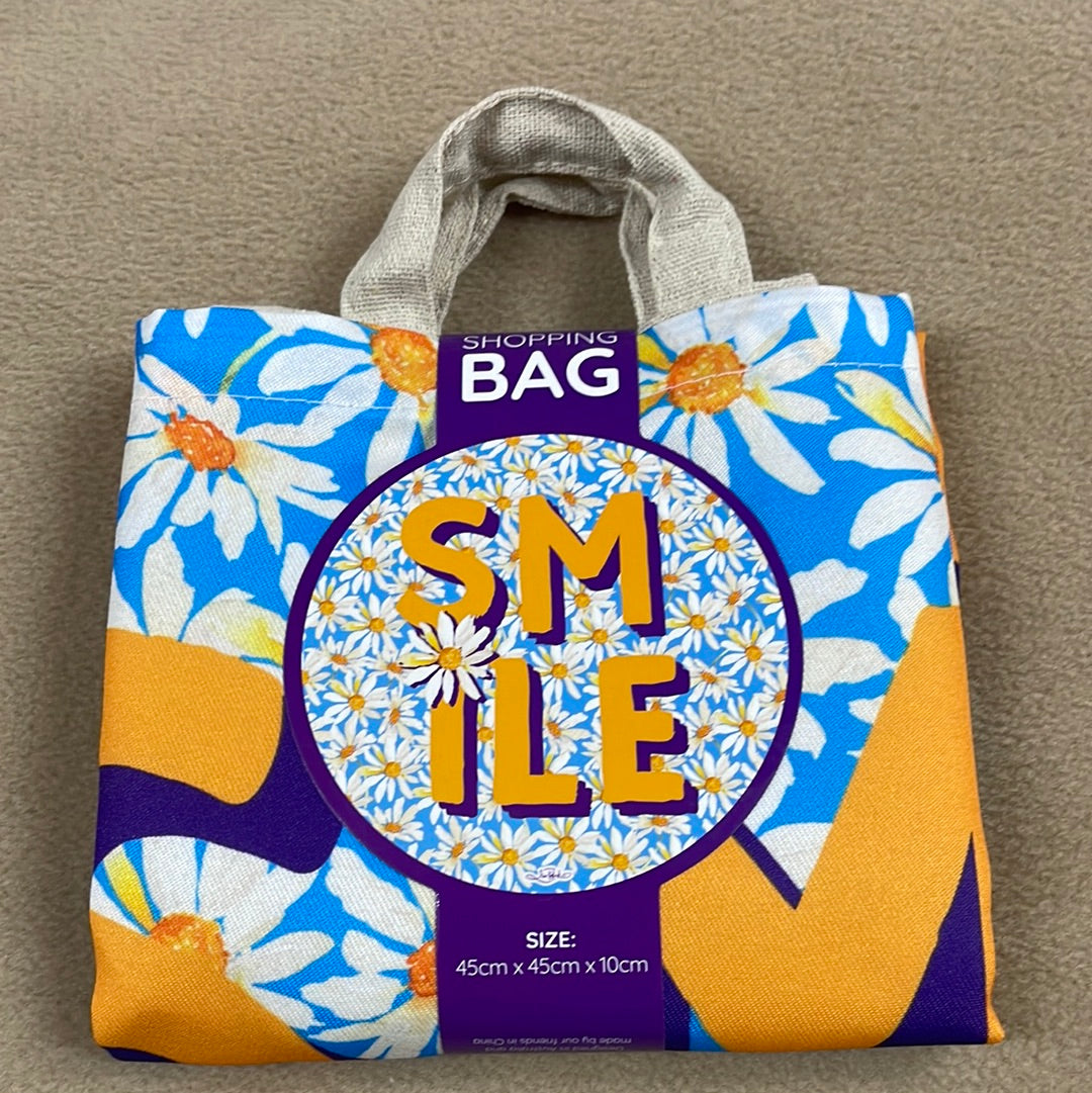 Lisa pollock shopping bag - smile