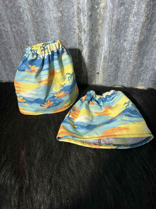 Fabric sock savers- Beachy