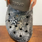 Croc Charm - star. Cowhide