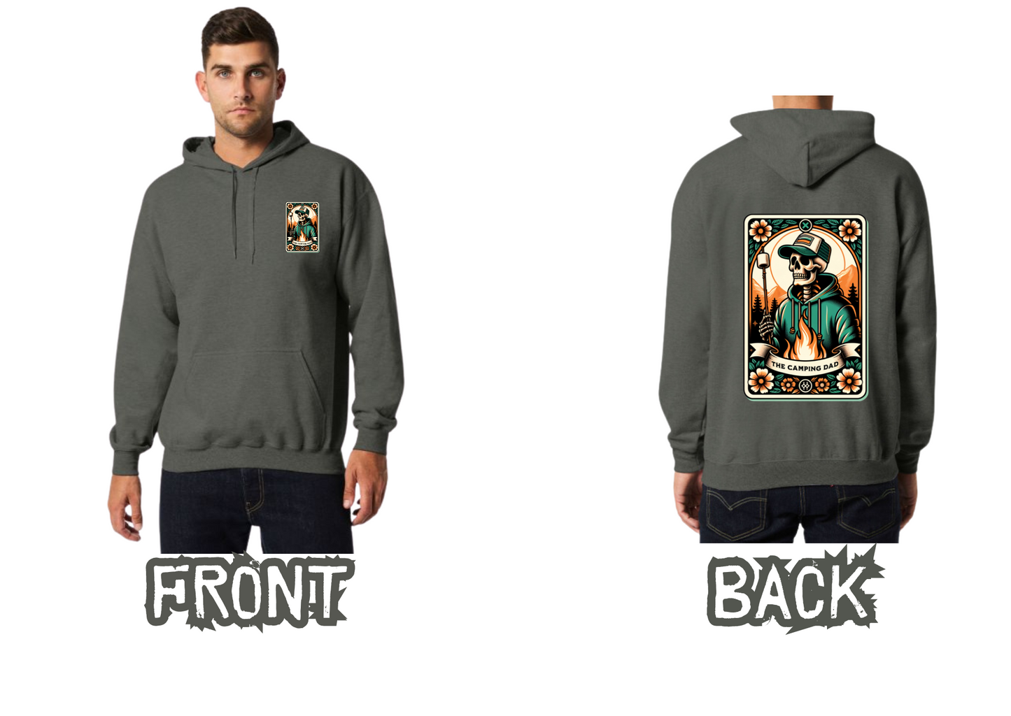 Tarot card Hoodie - The Camping Dad