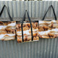 Ready made Shopping Bag Set (insulated cooler bag) - Highland Cows
