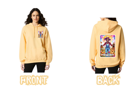 Tarot card Hoodie - The Crazy Chicken Lady