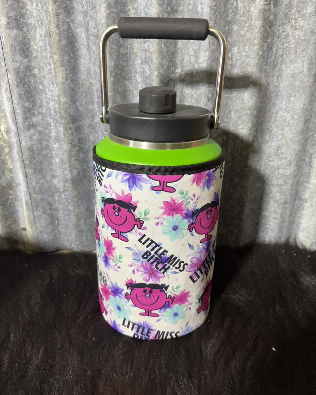 Yeti GALLON with fabric READY MADE - Little Miss Bitch