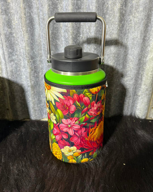 Yeti GALLON with fabric READY MADE - Floral