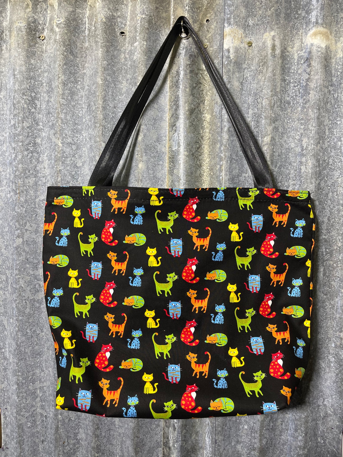 Ready made Fabric Shopping bag - cats