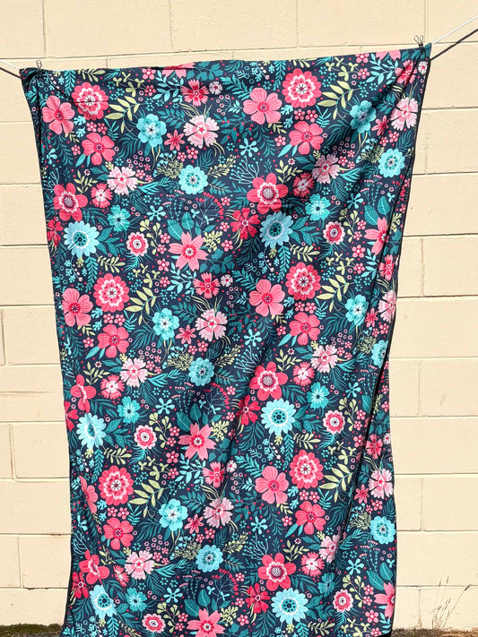 Swag blanket - Flowers