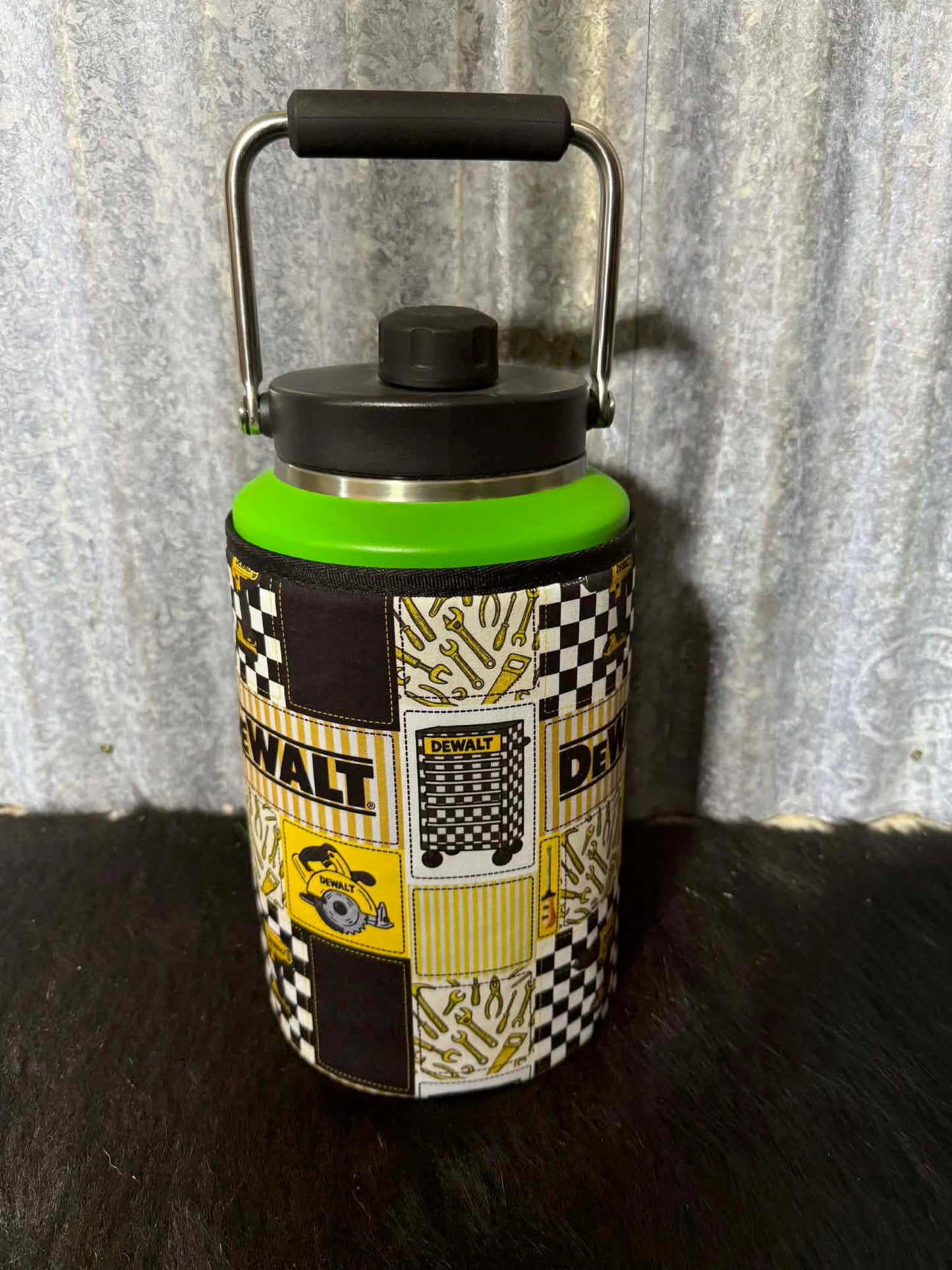 Yeti GALLON with fabric READY MADE - Yellow tools