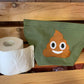 Embroidered Canvas Toilet Roll Bag.