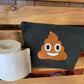 Embroidered Canvas Toilet Roll Bag.