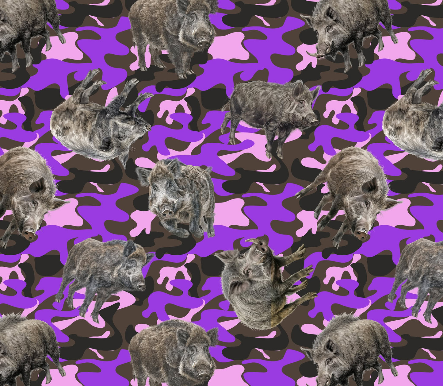 Pre Order Swag Blanket - Feral Pig and Purple camo