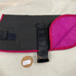 Ready made Dog Coat - Oilskin 50cm pink