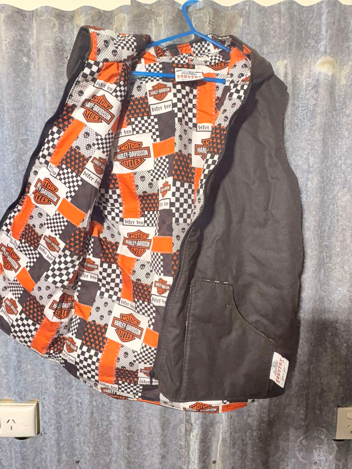 Kids Oilskin Vest XL (ready made)