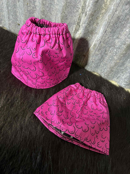 Fabric sock savers- Check your Boobs