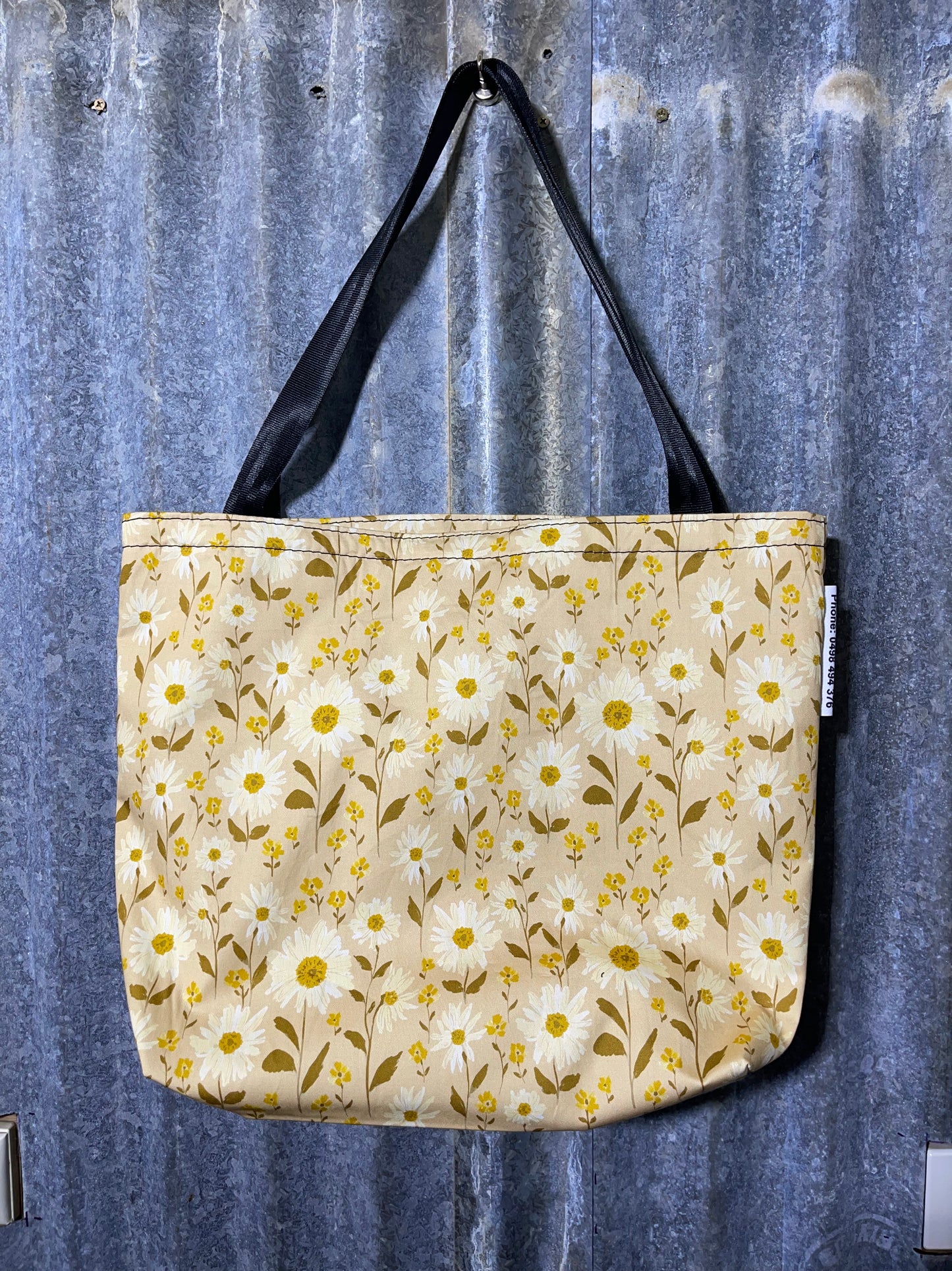 Ready made Fabric Shopping bag - flowers