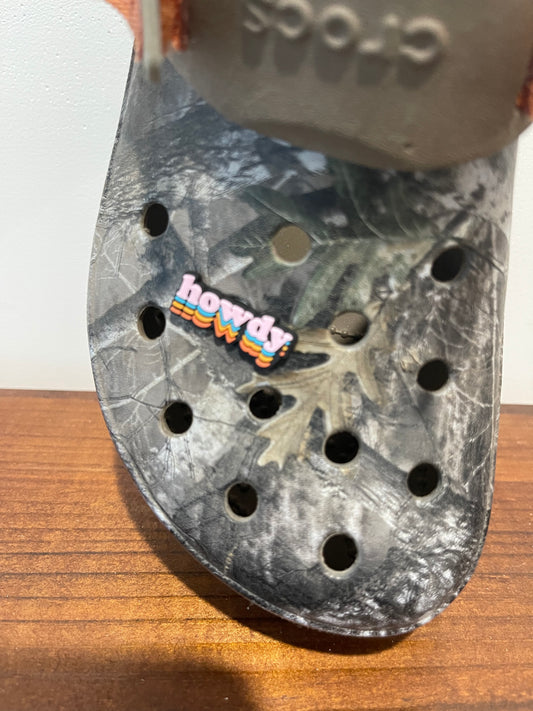 Croc Charm -Howdy